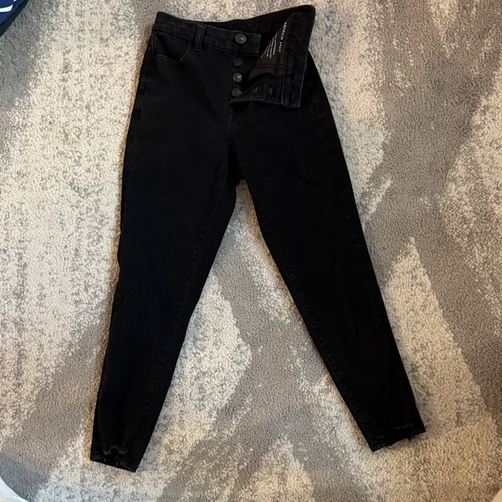 American Eagle Outfitters High Rise Black Jeans